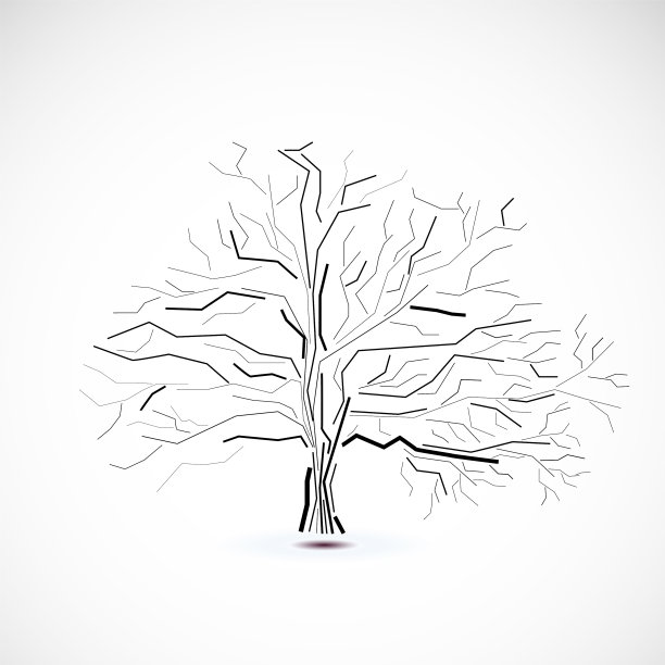 抽象的树图片下载