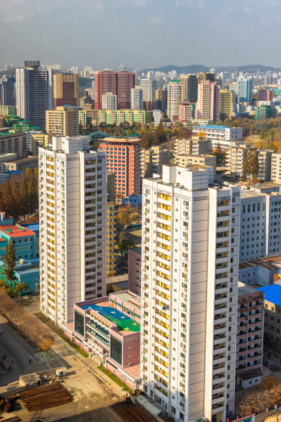 朝鲜首都平壤的库存照片图片下载