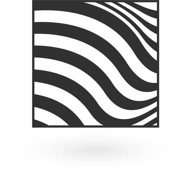 抽象的波浪圆形概念标志在广场图片下载