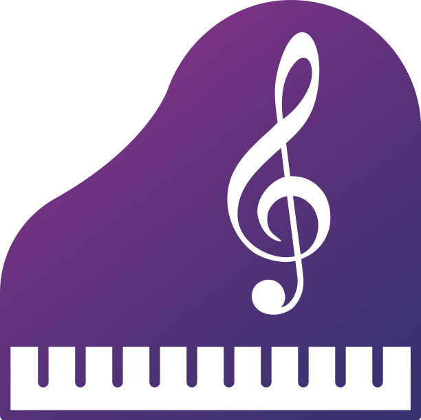 钢琴旋律图标钢琴符号钢琴符号标志图片下载