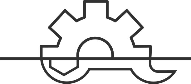 扳手与齿轮图标：发展象征图片下载