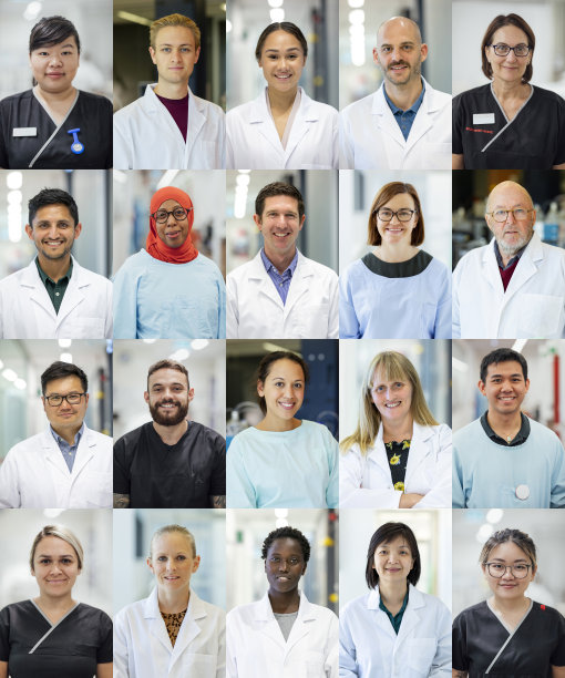 多文化团队的健康，医学和科学专业人员图片下载