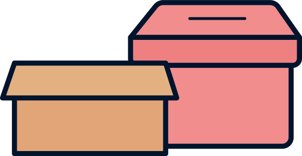 纸板箱用来存放慈善和捐赠图片下载