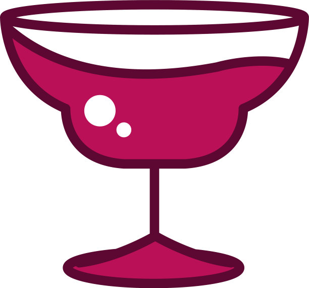 酒杯庆祝饮料饮料的图标线图片下载