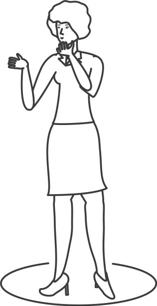 可爱的年轻女子化身图片下载