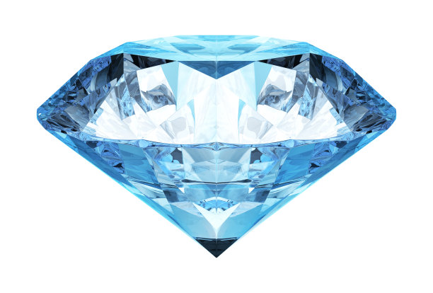 白色背景上的钻石图片下载