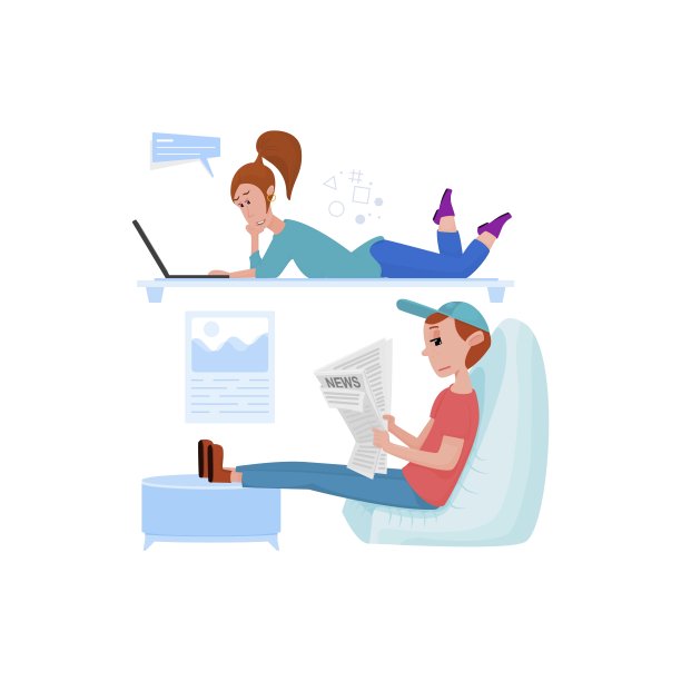 男人和女人用平板电脑看新闻，保持社交距离，或者远程工作图片下载