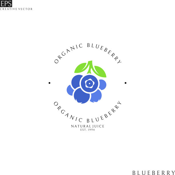 蓝莓汁。模板图片下载
