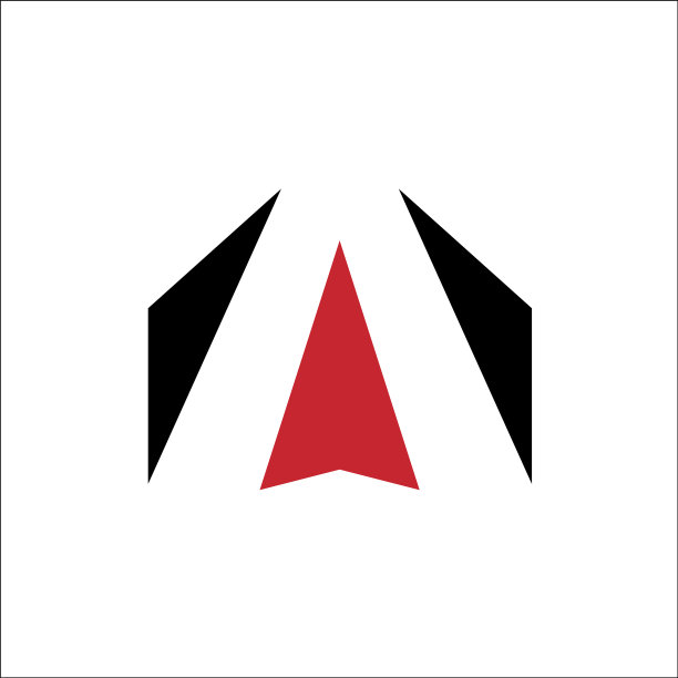A首字母LOGO图标设计元素图片下载