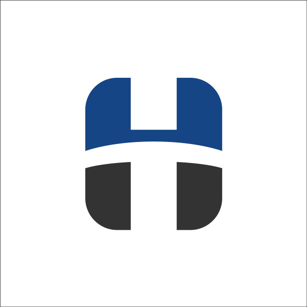 H首字母标志设计H抽象图片下载