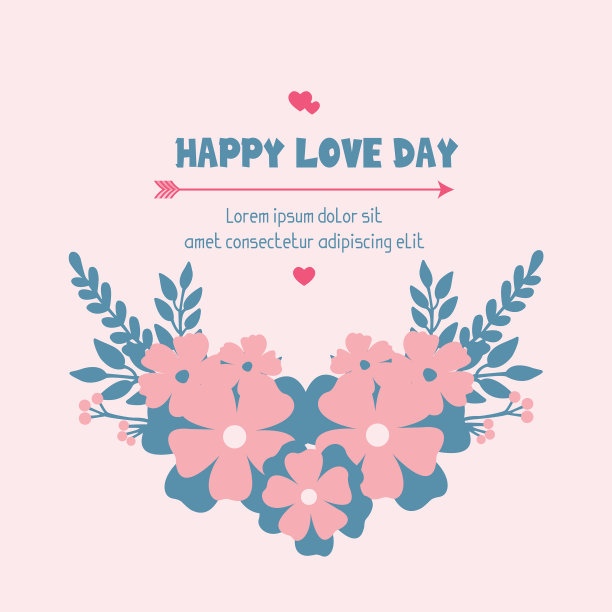 美丽的树叶和花环框架装饰图片下载