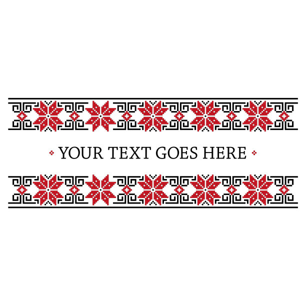 保加利亚花卉图案图片下载