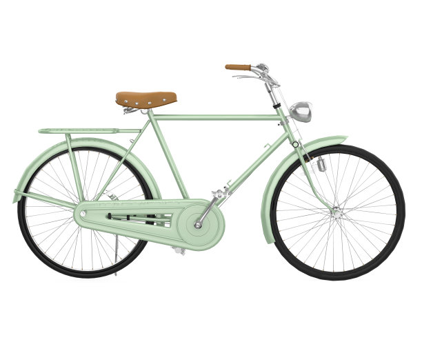 古董自行车孤立图片下载