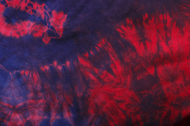 染色纺织品背景。图片下载