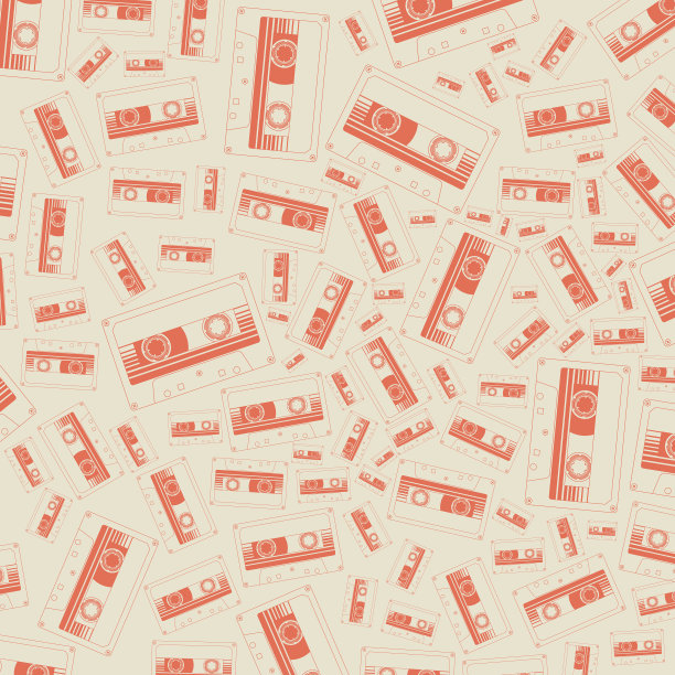 令人敬畏的混合音频磁带背景图片下载