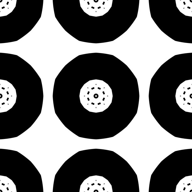 几何风格无缝图案插图图片下载