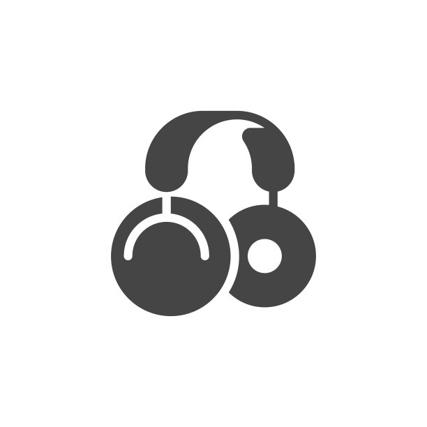 大的无线耳机图标。设备听音乐和不同的声音。dj、电台主持人、录音棚的乐器。现代小玩意扁平标签。矢量插图孤立图片下载