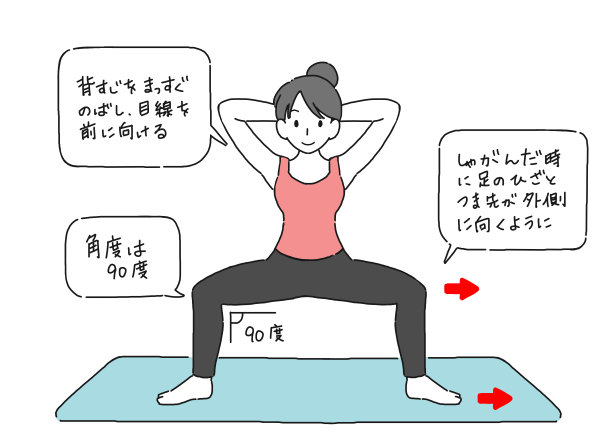 一个女人蹲着的插图图片下载