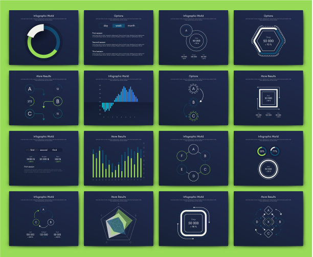 大集信息图形元素eps10股票图片下载