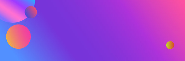 明亮抽象氖梯度旗帜图片下载