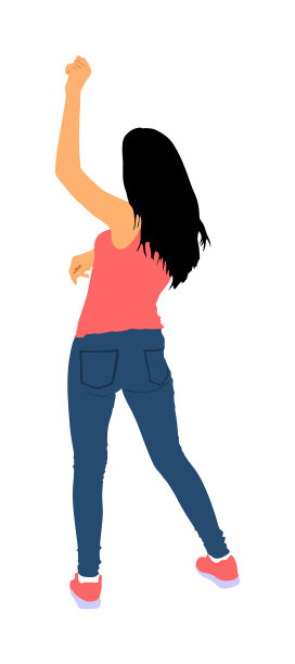 晚会舞者英俊的女孩跳舞的夜生活活动图片下载