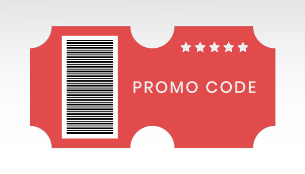 折扣券图标上的白色背景图片下载