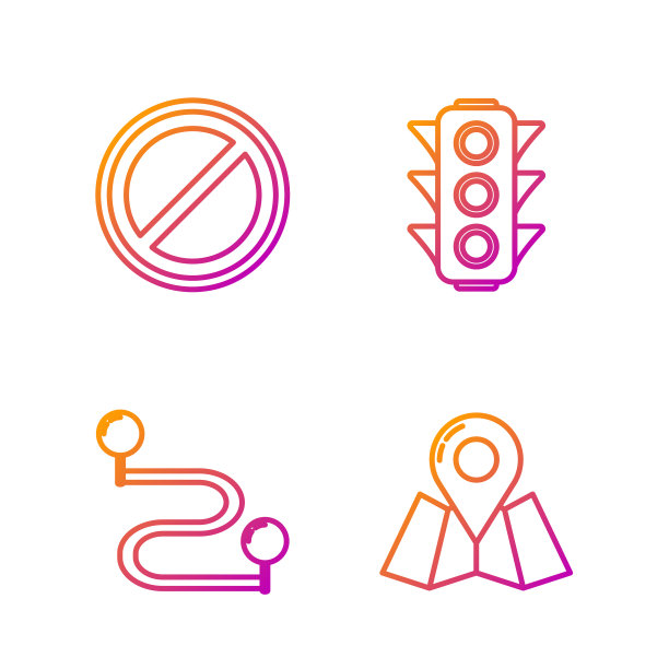 设置线折叠地图与位置标记路线图片下载