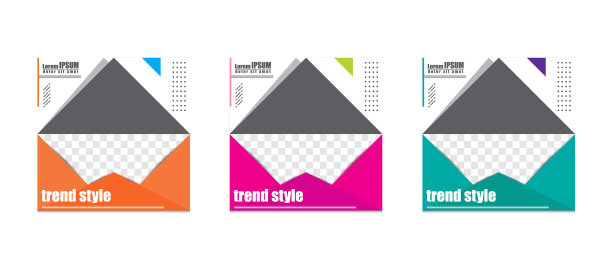 可编辑的社交媒体帖子模板图片下载