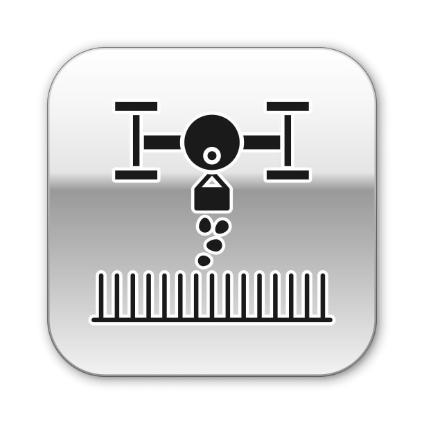 配有无人机控制的黑色智能农场图片下载