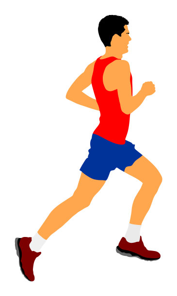 马拉松运动员跑步锻炼男人慢跑图片下载