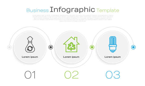 设垃圾袋与回收生态屋配套图片下载