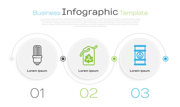 设置led灯泡标签与回收符号图片下载