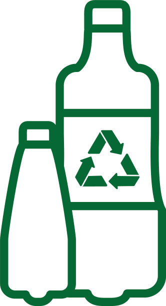 孤立回收塑料瓶设计图片下载