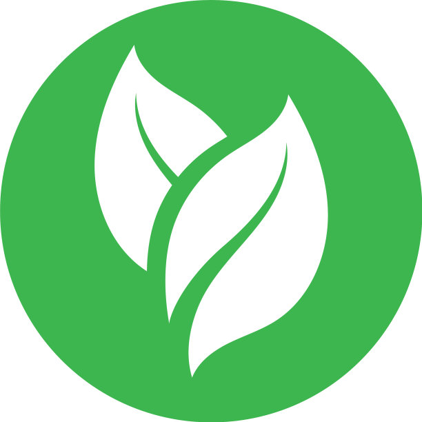 标志绿色树叶生态图片下载