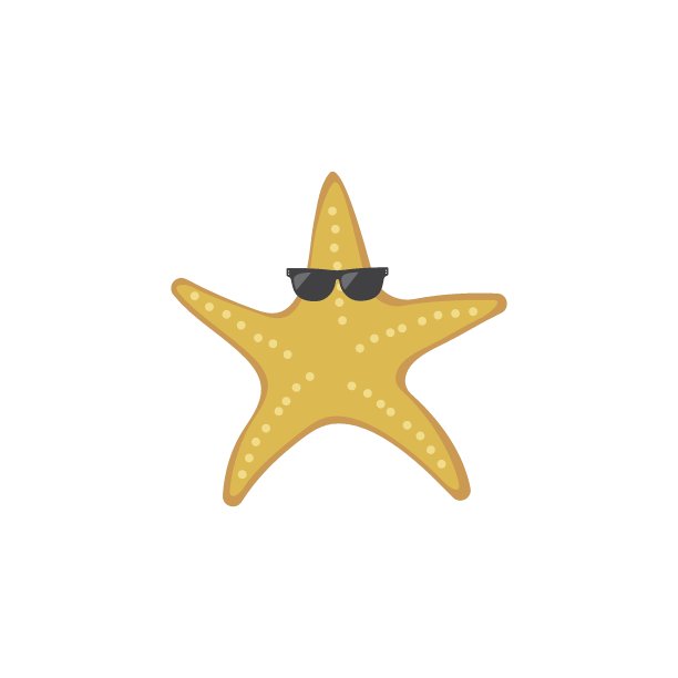 海星矢量插图设计图片下载