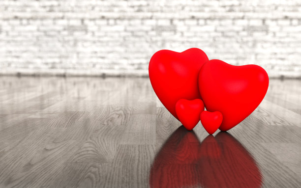 一个家庭在家里保持安全的3d渲染图片下载