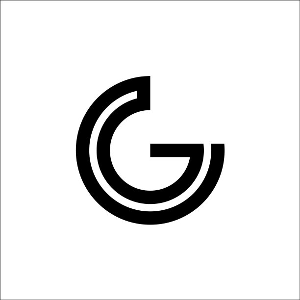 字母G单线标志设计图片下载