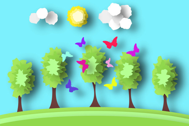 农村纸的世界。图片下载