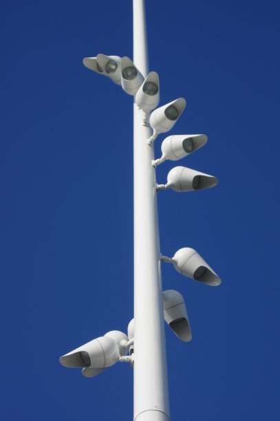 老式街灯剪影图片下载