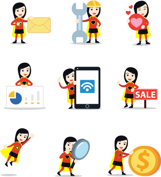 设定一个穿着超级英雄服装的女人图片下载