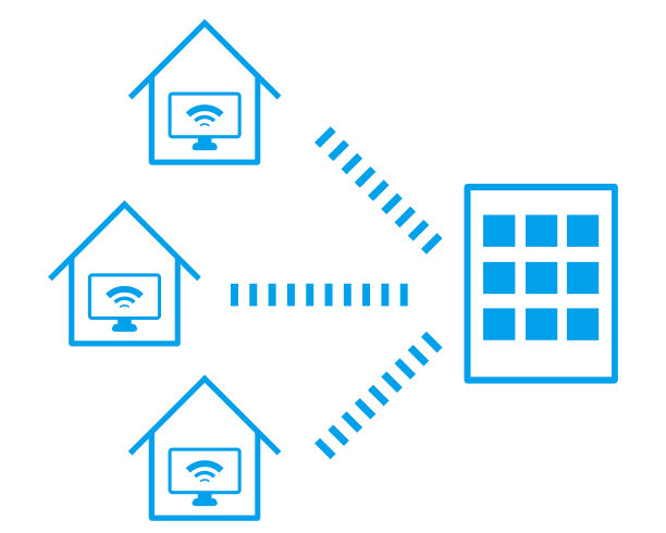 矢量插图推荐远程工作。在家工作图片下载