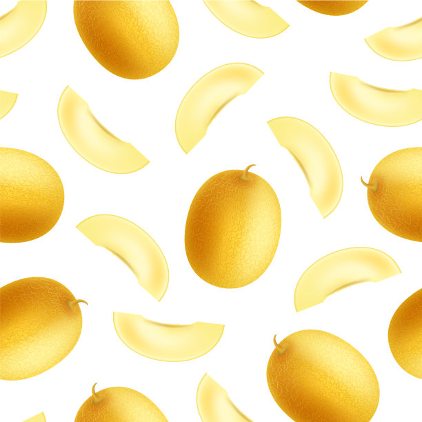 逼真详细的3d整个甜瓜和图片下载