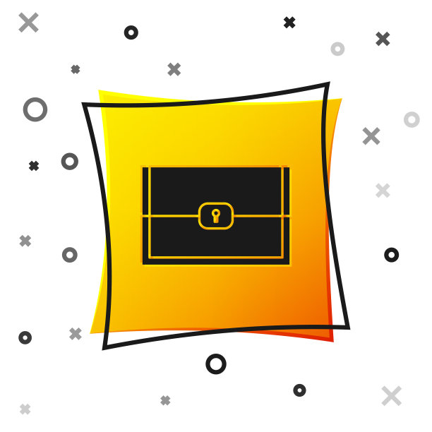 黑色的箱子游戏图标隔离在白色图片下载