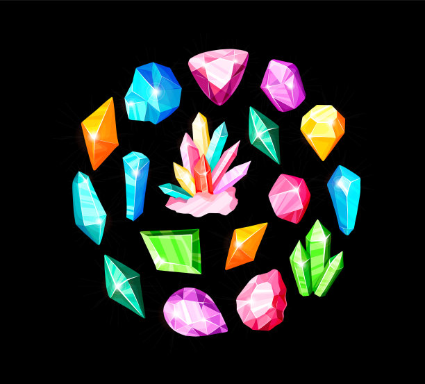 新的晶体设置和模式图片下载