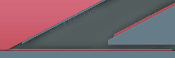 极简的全景几何背景设计，平面颜色。3 d演示。图片下载