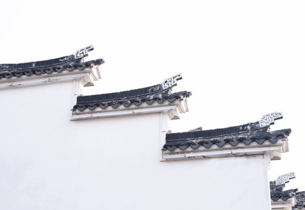徽州建筑中的马头墙图片下载