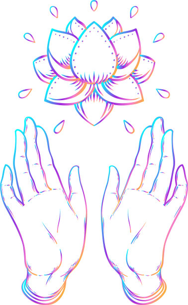 神圣的几何学和boo符号设置阿育吠陀标志图片下载