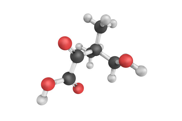 酮托酸的三维结构，一种催化化学反应的酶图片下载