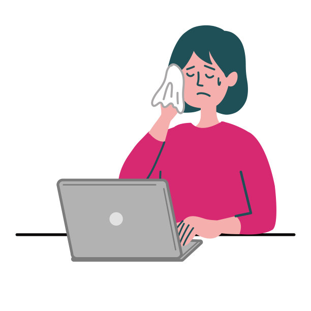 女孩年轻的笔记本手势担心图片下载