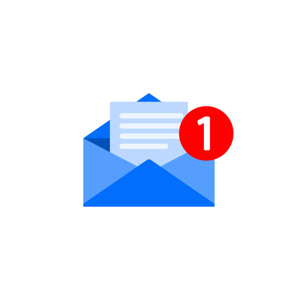 新消息，通知，电子邮件，电子邮件，聊天或字母图标平在孤立的背景。每股收益10向量图片下载